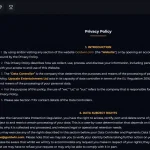 GoldWin privacy or KYC evidence page